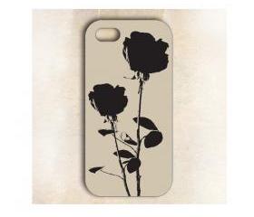 Artist Black Rose Floral Case for iphone 5